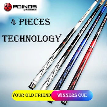

Pool Cue With Case 2-Piece 4 Pieces Technology Cue Snooker Cue 9.8mm 11.5mm 13mm Tip Pool Kit Cues Sticks Billiard Snooker Stick