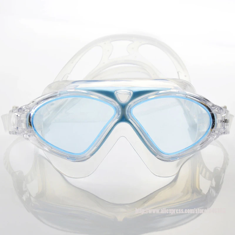 Jiejia профессиональные плавательные очки для мужчин и женщин подводный Большой Класс Анти-туман Водонепроницаемый УФ купальники силиконовый ремень