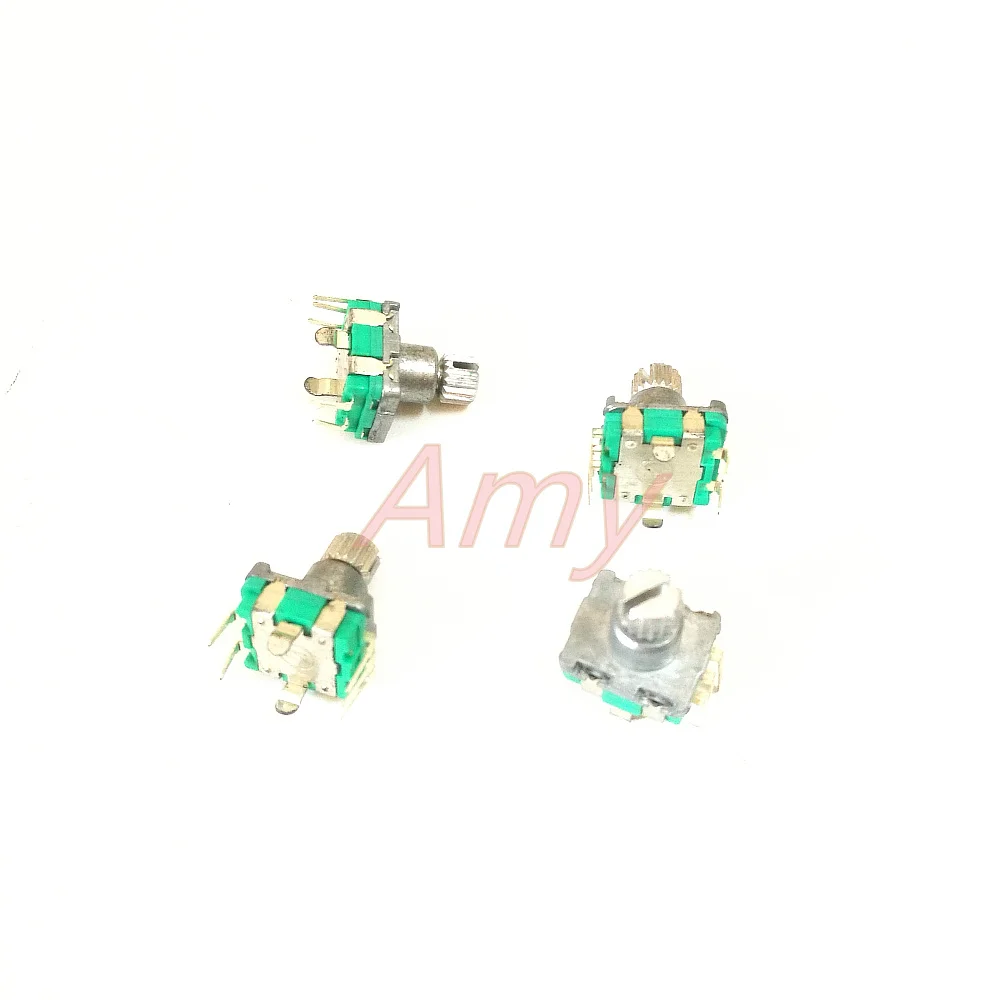 20pcs/lot EC11 encoder with switch 20 point pulse axis 10MM digital potentiometer | Электронные компоненты и