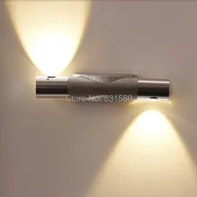 DHL 20 шт./лот 2 Вт светодиодный настенный светильник с AC85-265V современный настенный светильник Европейский стиль светодиодный светильник производитель