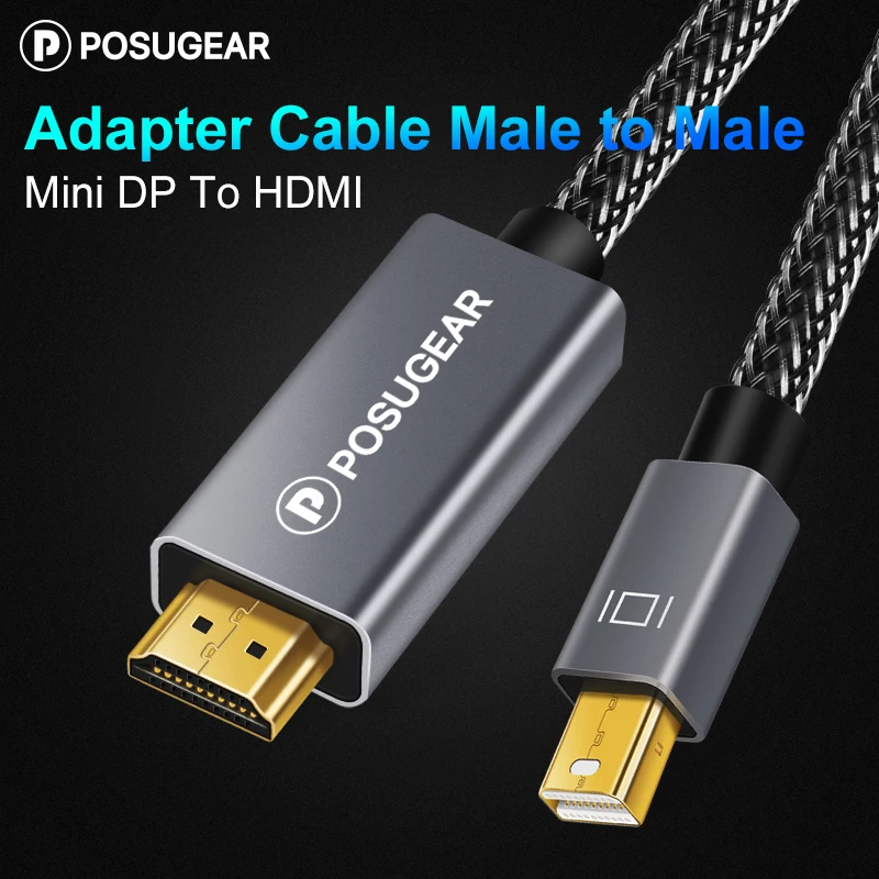 Кабель Posugear Mini DisplayPort HDMI 1080P Full HD Thunderbolt|Кабели HDMI| |