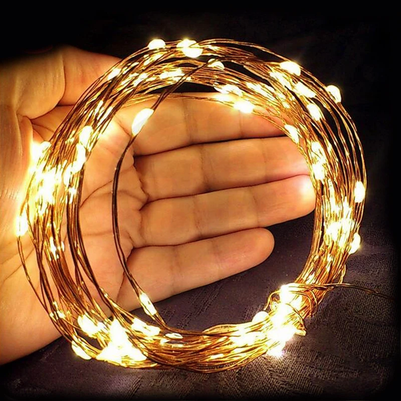 10M USB LED String Light Waterproof LED Copper Wire Fairy Holiday Lights B0O1
