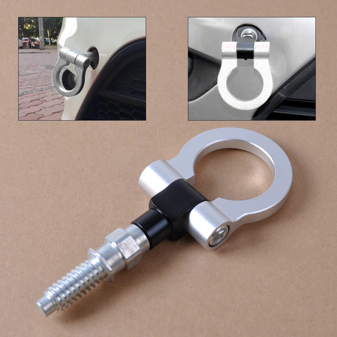 Dwcx سيارة سباق الألومنيوم cnc سحب هوك مقطورة ل الأوروبية نماذج bmw m e81 e30 e36 e46 e90 e92 e93 أودي a4 a6 rs4 rs6