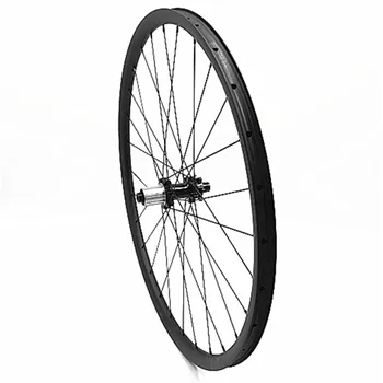 

30mm width U shape carbon disc mtb wheel 27.5er bicycle wheel powerway M32 rear wheels 142*12mm 3k twill mtb wheels