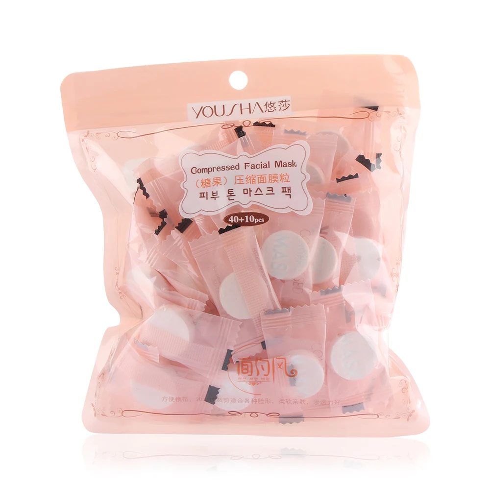 

20/30/50pcs/bag Disposable Compressed Face Masks Paper Non-woven Fabri Women Beauty Makeup DIY Tool Facial Skin Care