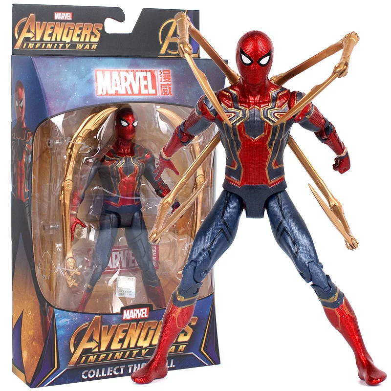 Новая фигурка shf игрушки Мстители Бесконечность войны танос Человек паук Капитан