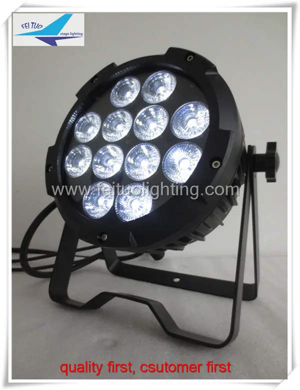

A-20/lot Building light waterproof led par can 12 x 18w led par ip 65 6 in 1 par flat led spotlight party