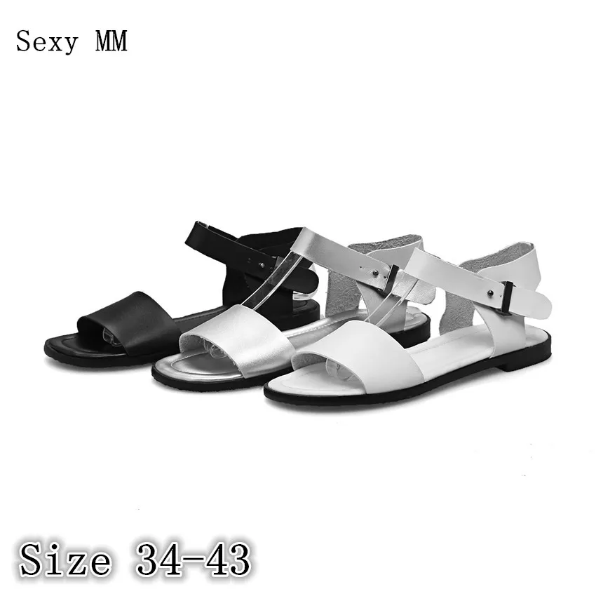 

Summer Style Slides Women Sandals Flats Woman Flat Shoes Flip Flops Slippers Ladies Sandals Plus Size 34 - 40 41 42 43