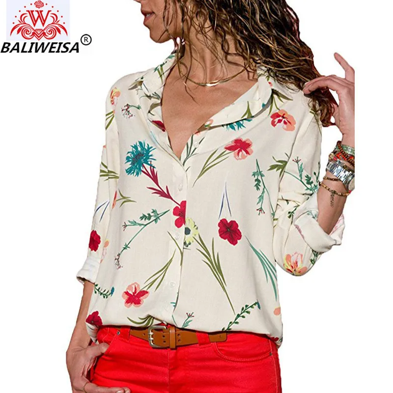

Women Blouses 2019 Fashion Long Sleeve Turn Down Collar Office Shirt Chiffon Blouse Shirt Casual Tops Plus Size Blusas Femininas