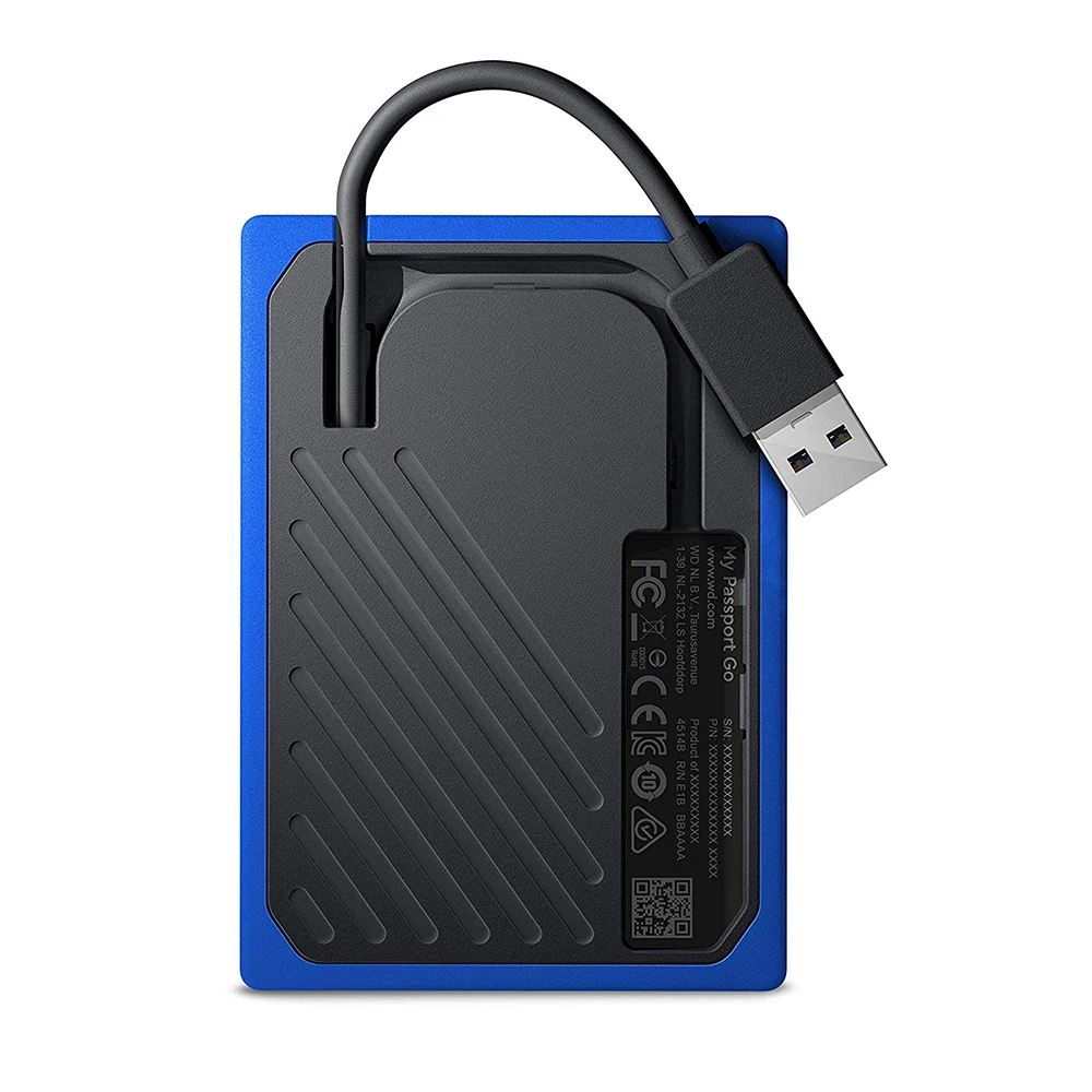 Western Digital My Passport Go 1 ТБ 500GB SSD Янтарный Портативный внешний накопитель USB 3,1 WD твердотельный накопитель лучший подарок для путешествий