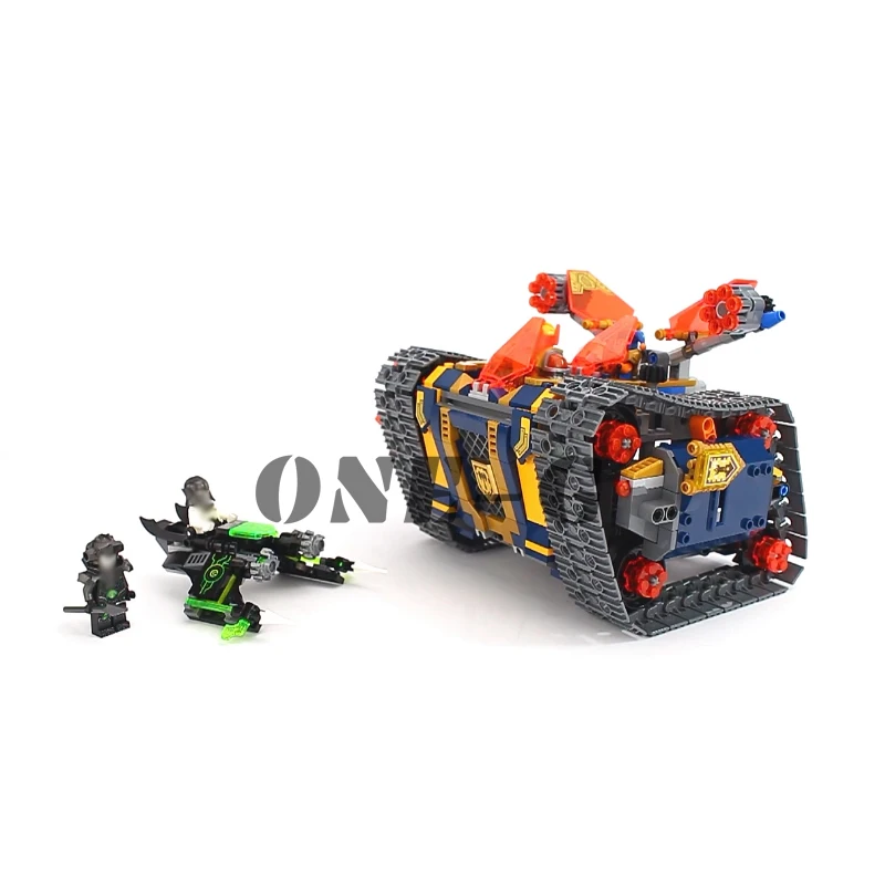 Indbildsk analog Støjende Compatible legoingly nexo knights 72006 Building blocks 14042 Bricks Axl's  Rolling Arsenal figures Educational toys for children _ - AliExpress Mobile