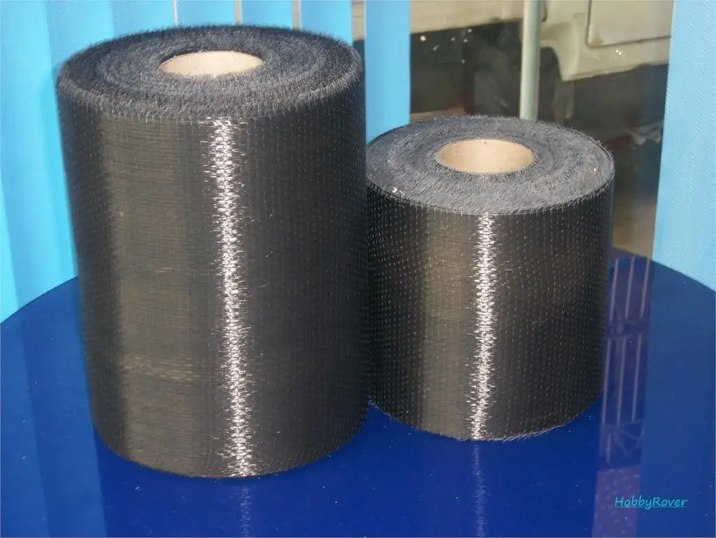 

[Grade B 3.4Gpa] 8"/20cm width 200gsm Carbon Fiber 12k UD Uni-directional Cloth Fabric Tap High strength Repair material