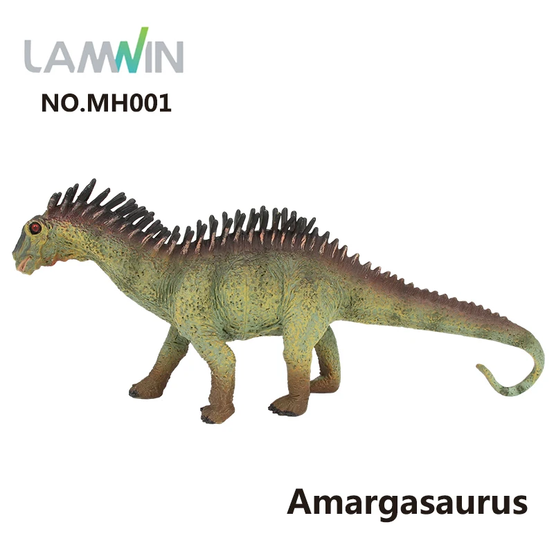 Lamwin уникальный фигурку реалистичные amargasaurus модель мир Юрского периода парк