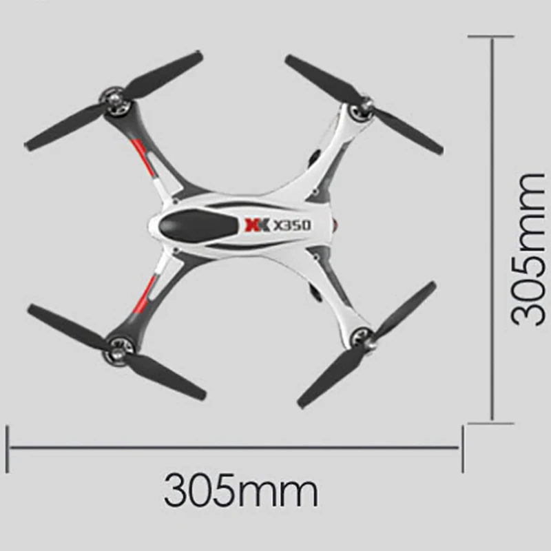 WLtoys оригинальный XK X350 с бесщеточным двигателем 4CH 6 осевой гироскоп 3D 6G режим RC