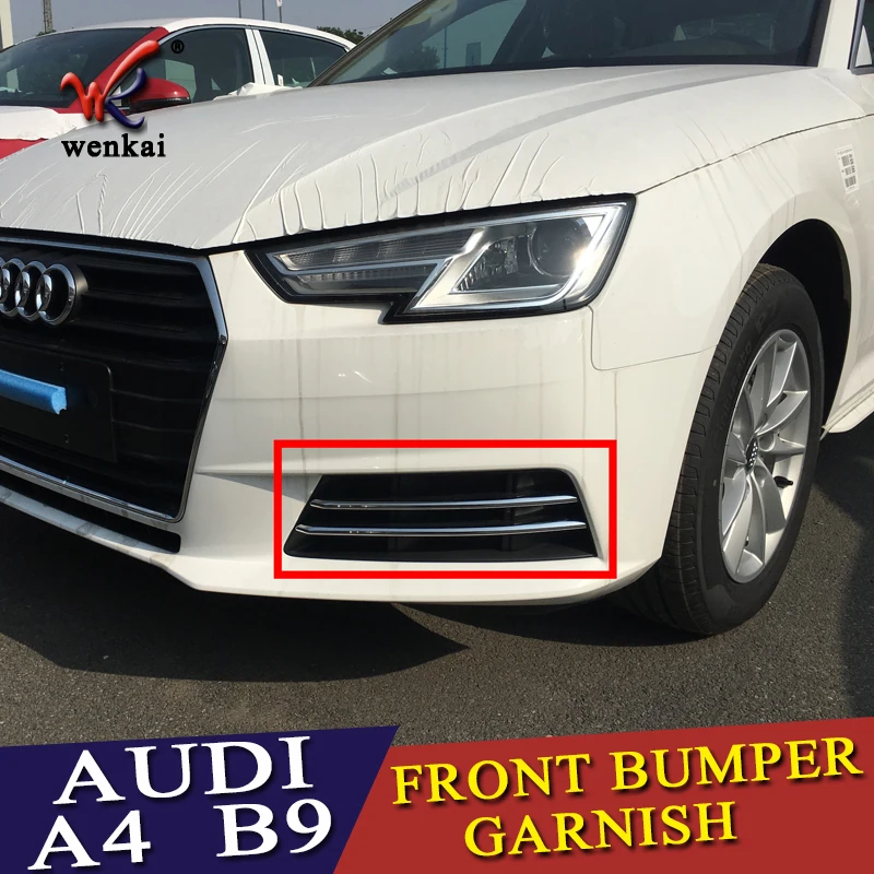 Rear Tail Fog Light Middle Bumper Lid Cover Trim Stripe