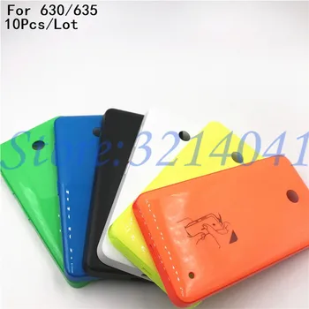 

10Pcs/Lot Back Cover Case For Nokia Lumia 630 635 Housing Battery Cover Replacement For Nokia lumia 630 With Side Button