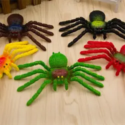 Моделирование большой паук Фигурки насекомых игрушки мягкие резиновые животных шутки с подвохом страшный игрушки для детей взрослых