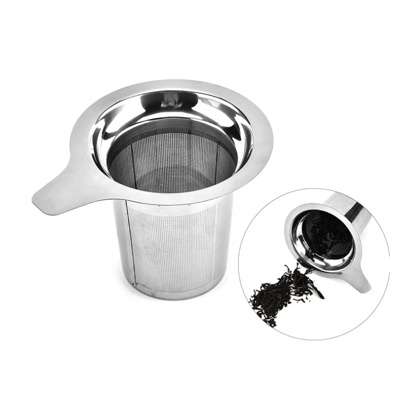 Mesh Tea Infuser Reusable Tea Strainer Teapot Stainless Steel Loose Tea