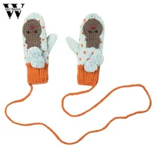 Подходит для женщин, девушек и девочек. руки запястья зимние Висячие шеи утолщаются Горячие теплые перчатки