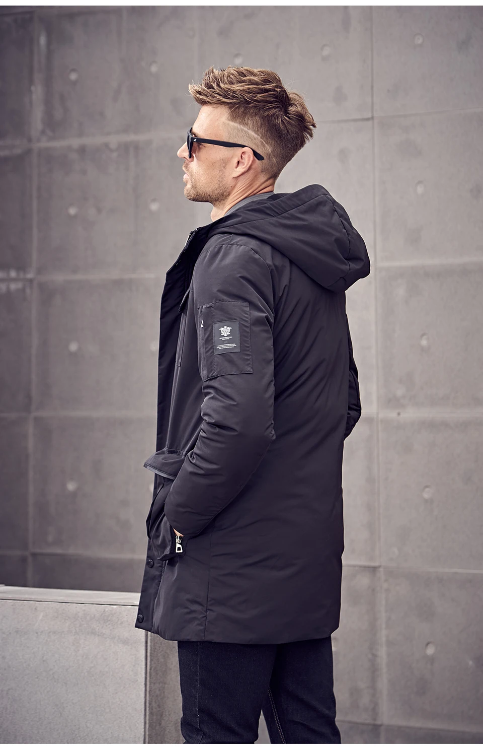 Enjeolon брендовая зимняя куртка с хлопковой подкладкой, мужская длинная куртка, мужские толстые толстовки, парка, пальто, Мужская стеганая зимняя куртка, пальто MF0626