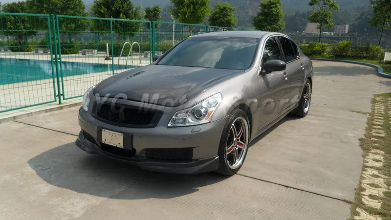 2007-2010 Infiniti G35 G37 4D Sedan JP Style Front Lip CF (17)