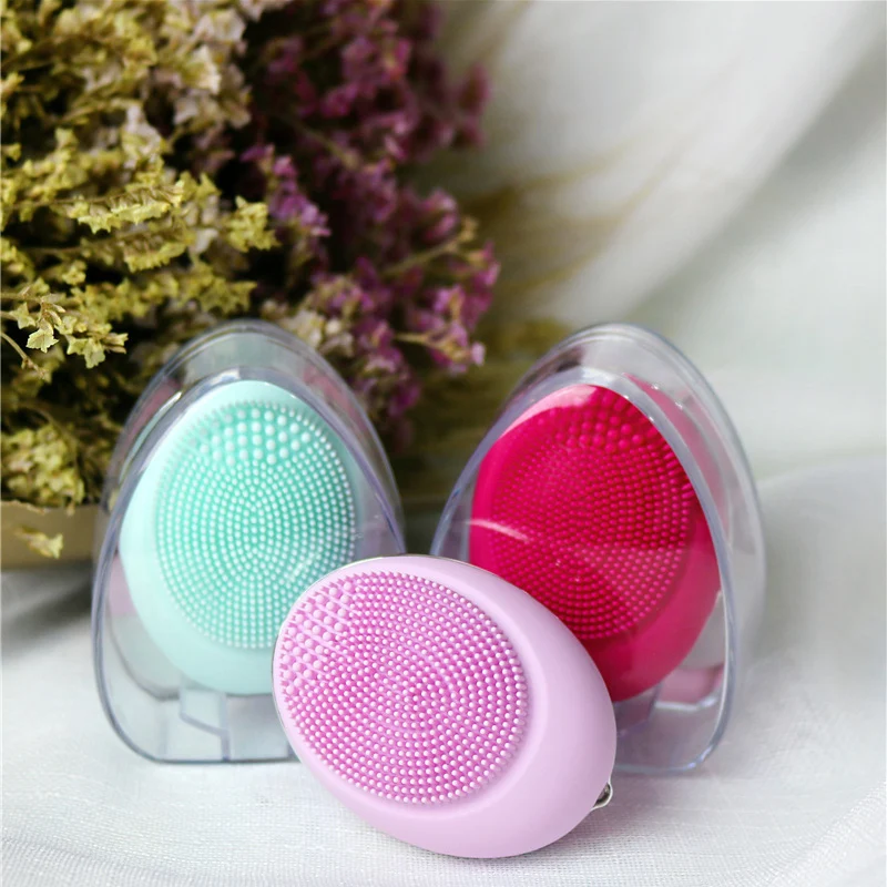 Electric Silicone brush for face Cleansing Instrument Waterproof