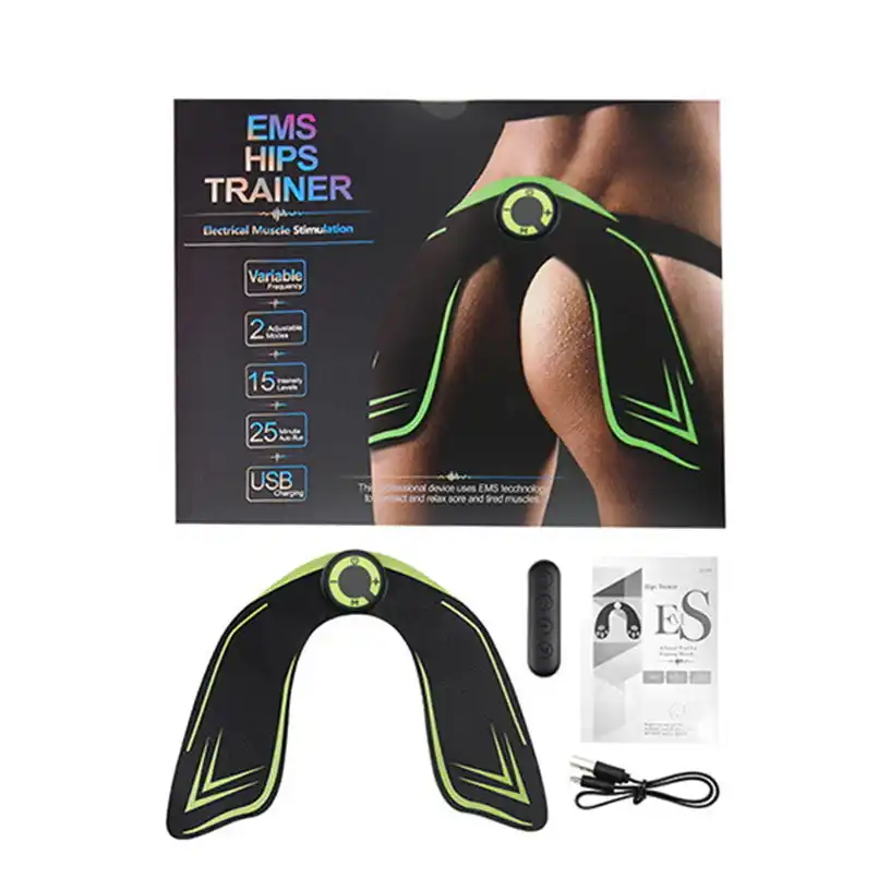 VONMIE EMS Hip Trainer Electrical Muscle Stimulator ABS Fitness