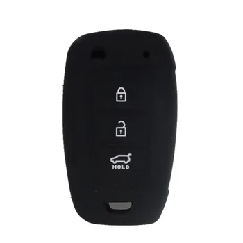 

AUTEWODE Silicone cover fits for Hyundai solaris 3 buttons remote flip car key shell case auto parts 2pcs