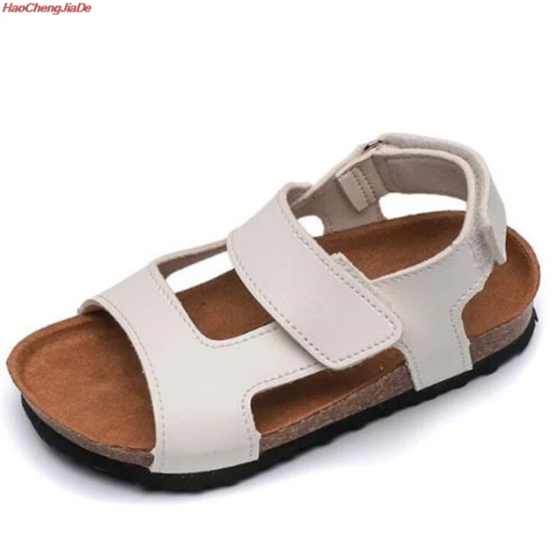 HaoChengJiaDe для маленьких мальчиков обувь летние сандалии Дети мягкая подошва кроссовки для девочек Дети сандалии для младенцев мальчиков модная пляжная обувь
