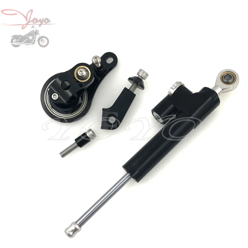 Steering Damper Stabilizer Bracket Mount Kit For Kawasaki ZX636 ZX6R