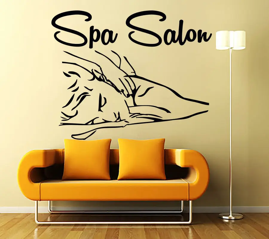 Wall Decals Spa Salon Decal Vinyl Sticker Window Bedroom Interior Design