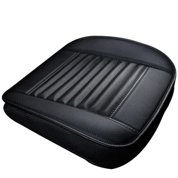 

Car Seat Cushion Cover Car Seat Cover Seat Protective Cover PU Leather Bamboo Charcoal Single Seat Cover without Backrest A35