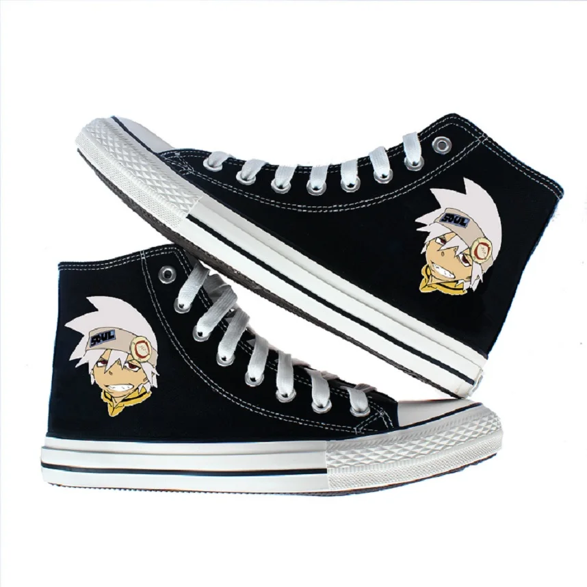 

High-Q Unisex Japan Anime Soul Eater MAKA ALBARN Black Star Casual Shoes Canvas shoe plimsolls Student rope soled shoes