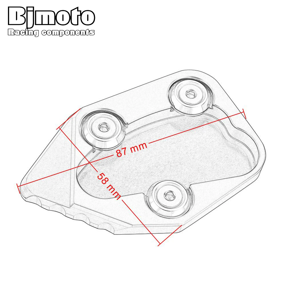 Мотозапчасти для Honda CBR1000RR CBR 1000RR 2008 2016 Мотоцикл с ЧПУ 1000 RR боковая подставка