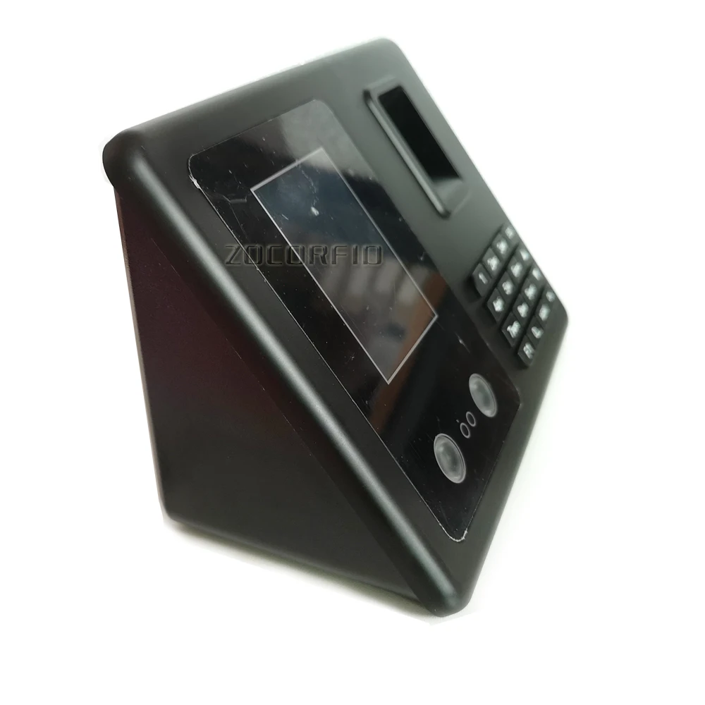 Biometric Fingerprint & face Time Attendance Clock Recorder Employee Digital Electronic English menu& Human voice