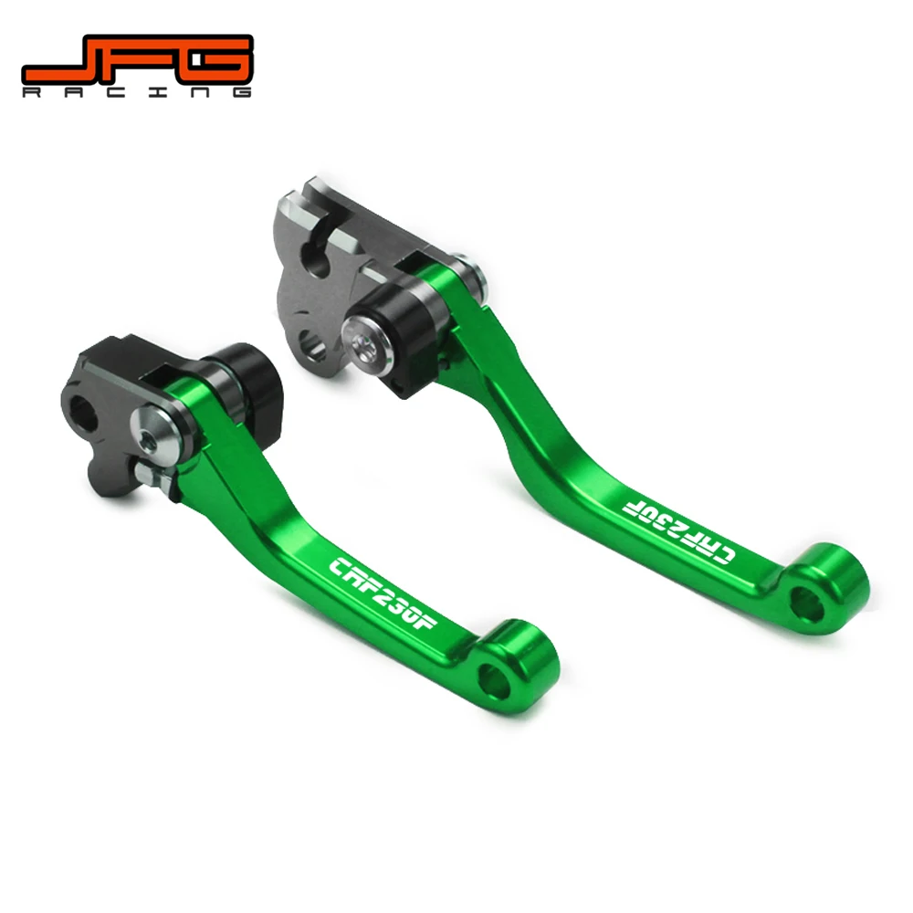 JMotorcycleCNC заготовки Pivot складные сцепные рычаги для Honda CRF 230F CRF230F 2003 2004 2005 2006 2007 2008 2009 - Цвет: green