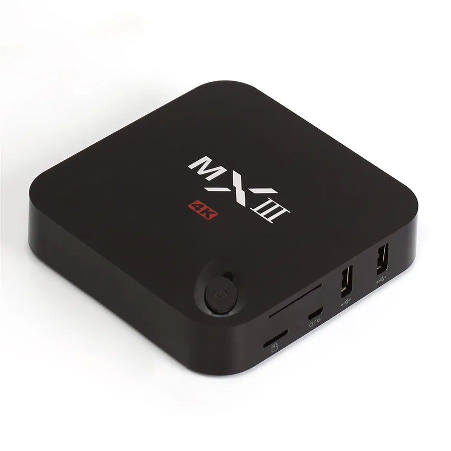 Android tv box mhiii 4K Tv box Amlogic S802 четырехъядерный 1G 8GB 1080P wifi USB ТВ приставка - Цвет: MXIII Box