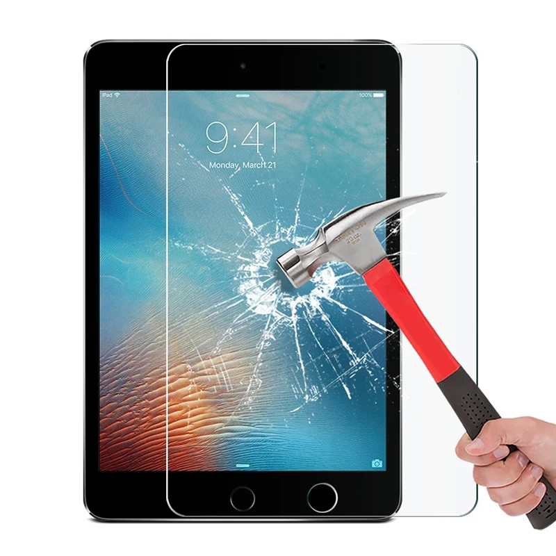 9 H Премиум Экран протектор для iPad Mini 2 3 4 Air2 закаленное Стекло для iPad 10,1 9,7 про прозрачной защитной Стекло пленка