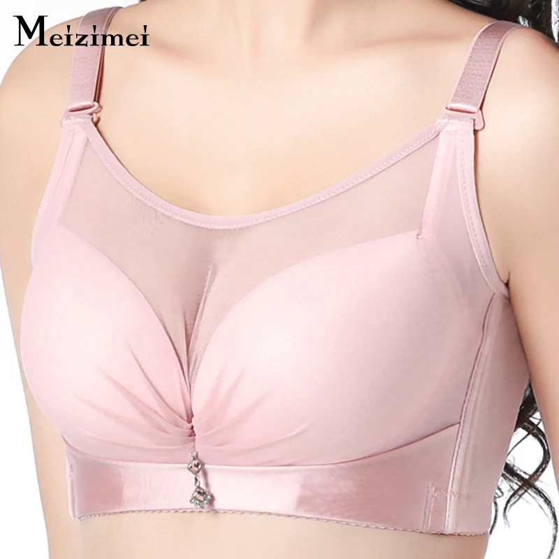 

Meizimei Super Push up Bras for Women Wire Free Bralette Sexy Brassiere Girl Plus Big Size Intimates Lace Lingerie Fashionablebh