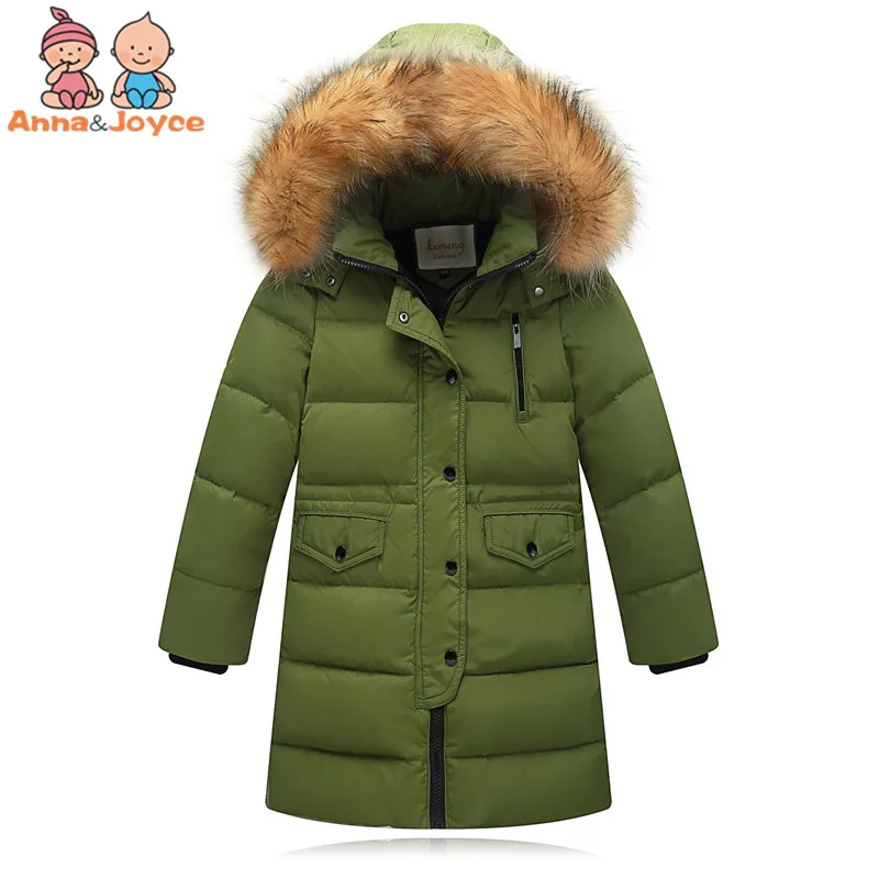 

Down Jacket Medium Length 2018 New Down Jacket For Girl Students Baby Thickens Children's Clothing Winter Coat