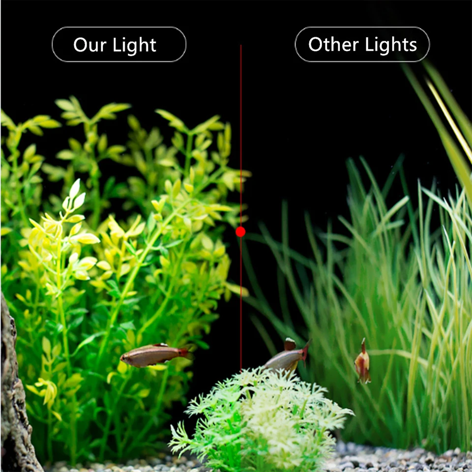 Светильник для аквариума 5 Вт Светодиодный светильник для аквариума светильник для выращивания свежих растений пристегивающийся светильник для аквариумов