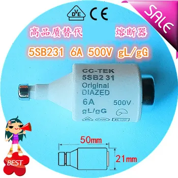 

High Quality Replacement Size Head Fuse Model: 5SB231 6A gG gL 500V