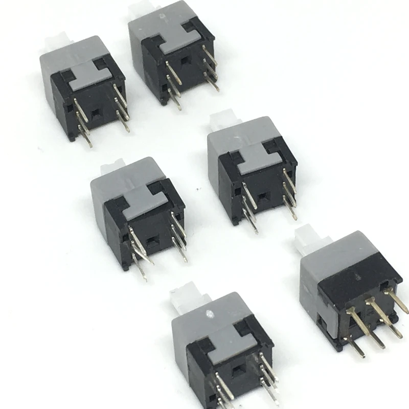 

10Pcs 8.5*8.5mm Double Row No Locked Switch/Push button switch/key switch 6Pin