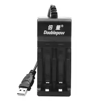 Doulepow универсальное 2 слота Интеллектуальное Быстрое Зарядное устройство USB AA AAA зарядное устройство с Светодиодный индикатор