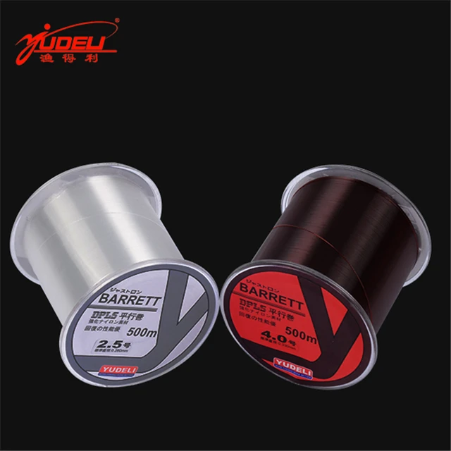 Cheap 500M Barrett Brand Super Strong Japan monofilament Nylon Fishing Line 8 10 30 40 50 60 80 LB 2.7-18 Cheap 500M Barrett Brand Super Strong Japan monofilament Nylon Fishing Line 8 10 30 40 50 60 80 LB 2.7-18
