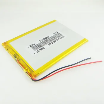 

Brown V712 quad core dual core version of the battery / 7 inch tablet computer battery lanchen V13 407090 Rechargeable Li-ion C