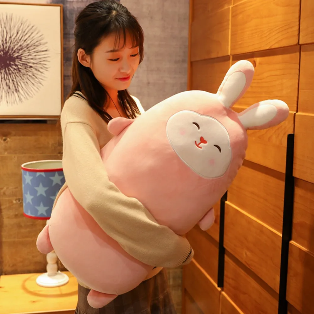 55/75/100 cm Soft Sakura Bunny Rabbit Plush Toy Long Pillow Cushion For Children or Easter | Игрушки и хобби