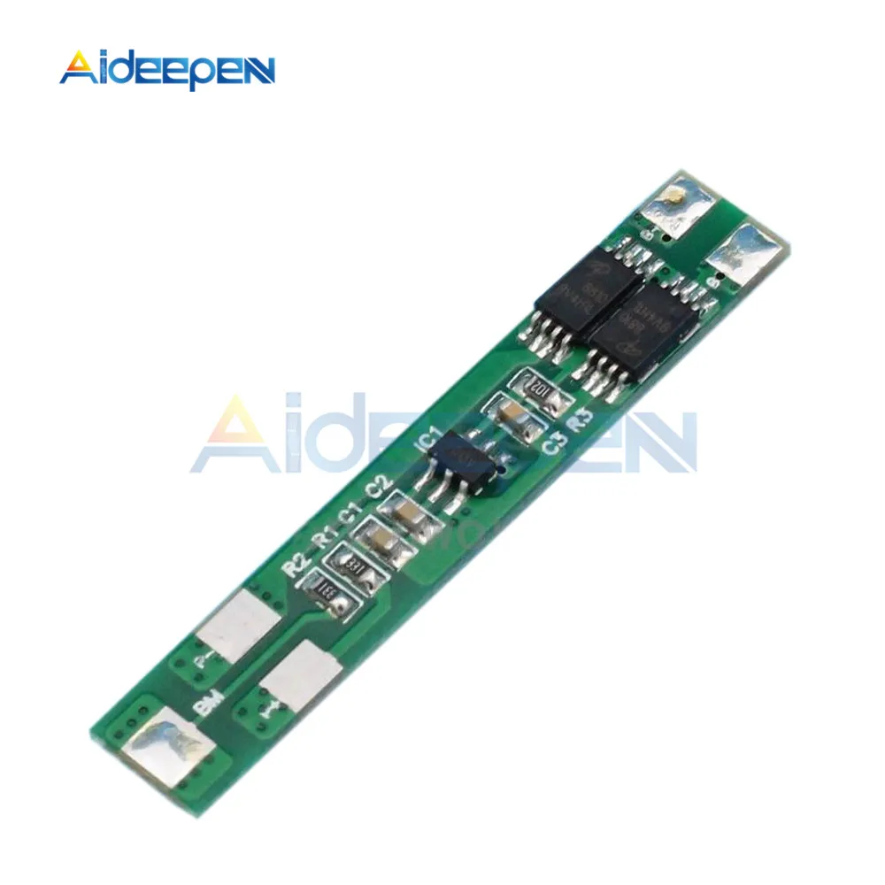 

2S 7.2V 6A Dual MOS Polymer Lithium Battery Protection Board Li-ion Battery Protector Module for 2Pcs 18650 Battery BMS