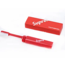 Складная зубная щетка портативная Красная зубная щетка дорожная Щетка модный внешний вид Креативный дизайн щетка для путешествий