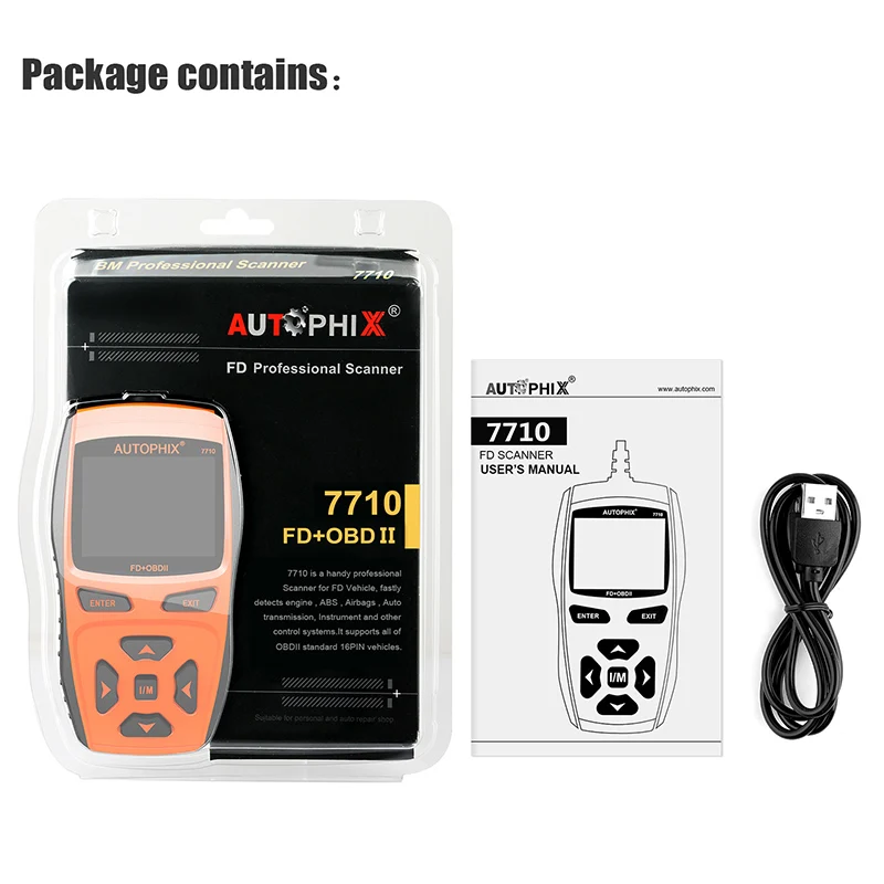 Автомобильный сканер Autophix 7710 OBD Авто OBD2 Диагностический EPB DPF регенерация масла